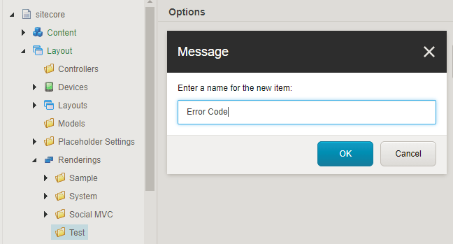New Rendering Error Code